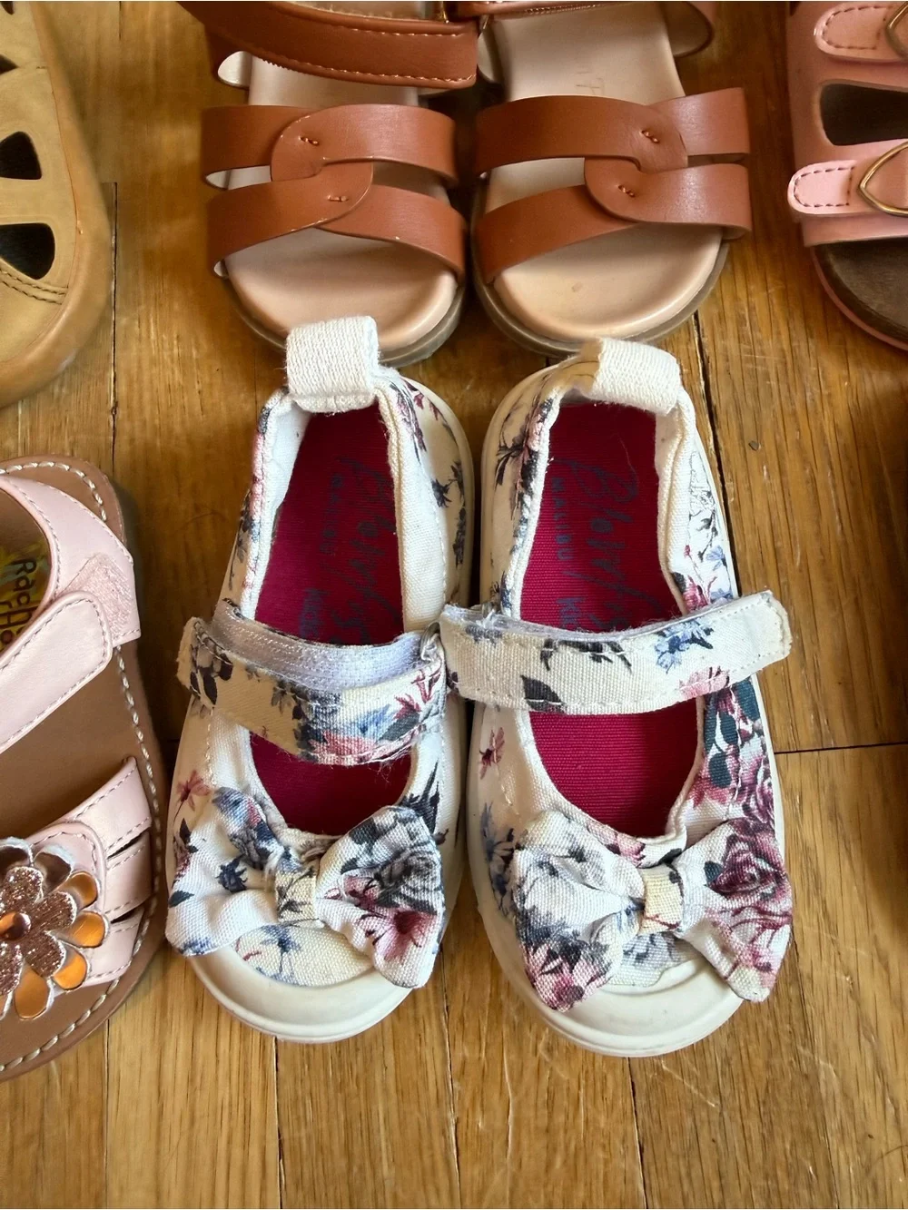 Size 5 toddler girls shoes sandals boots osh kosh blowfish ten little